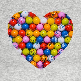 Vintage Jawbreaker Candy Photo Heart T-Shirt
